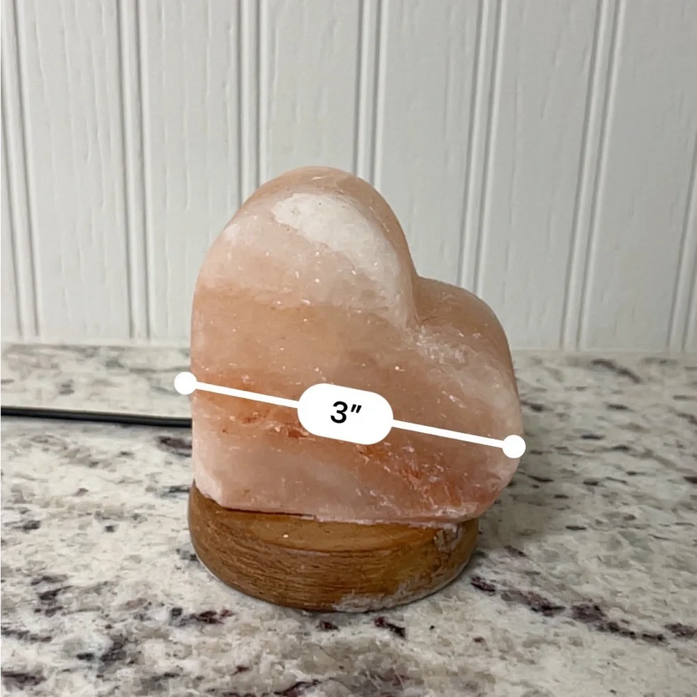 Heart Shaped USB Salt Lamp - Picture 5 of 9